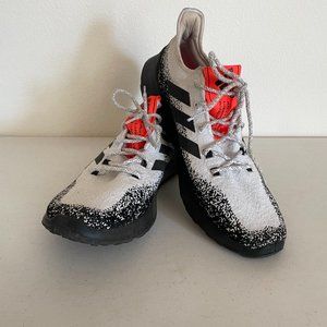 Men's Adidas SenseBounce + (Black & White, with Orange)